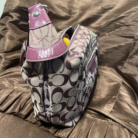 Coach pinlope signature C Patton leather Purse - Picture 3 of 4